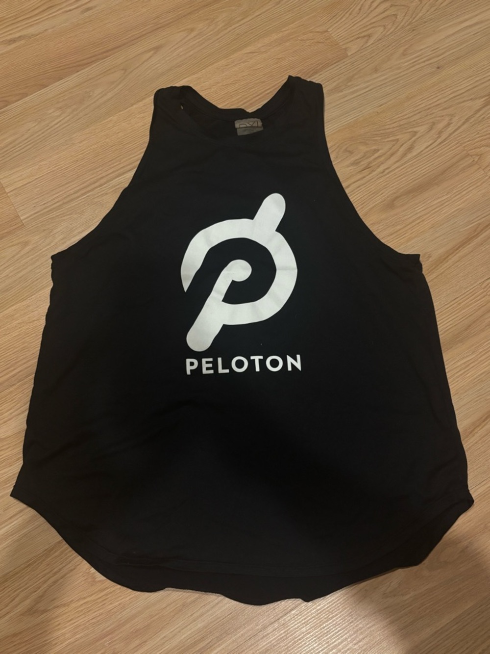 DYI Black Athletic Tee with Subtle Neckline